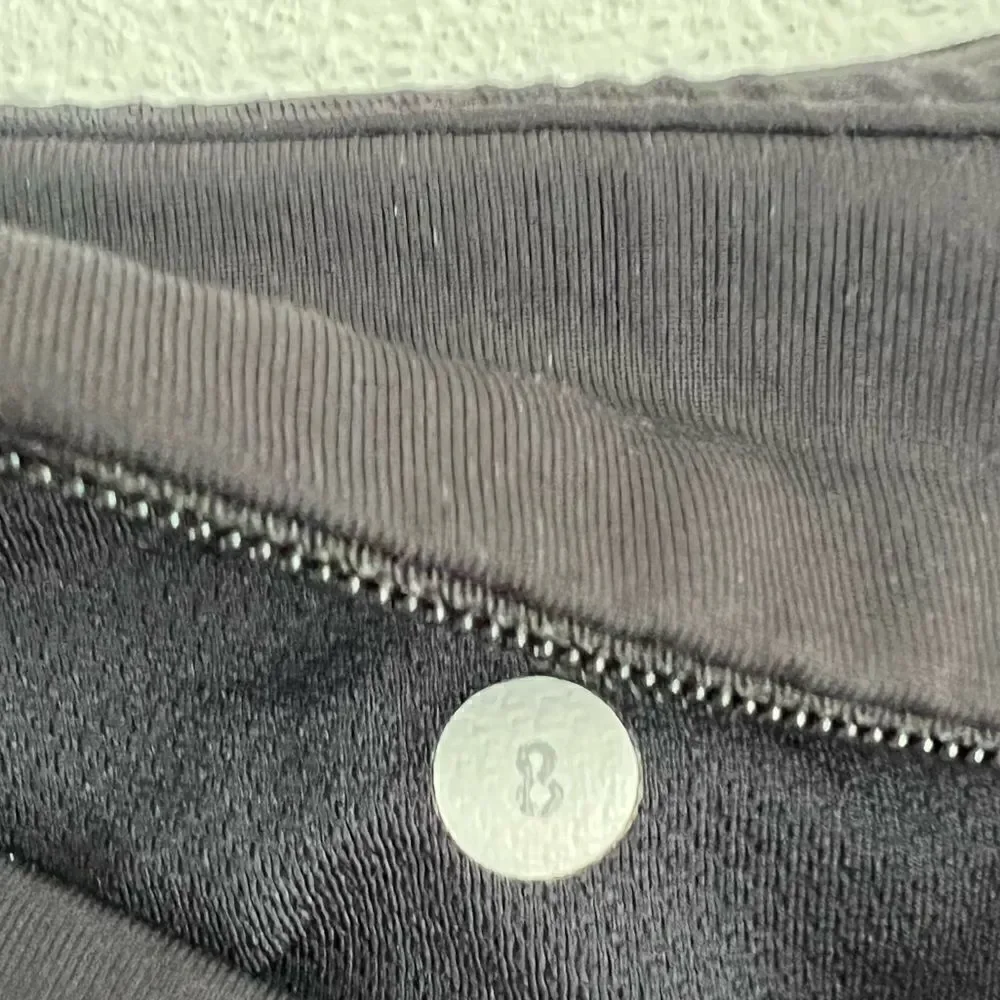 Lululemon Speed Tight II Full-On Luxtreme Arsenal Ambient Grey Black Size 8